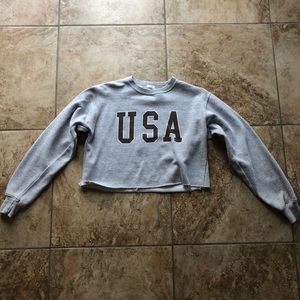 brandy melville (john galt) USA cropped sweater